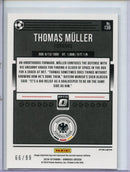 2018-19 Panini Donruss Thomas Muller Optic Orange 66/99