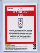 2025-26 Donruss Road to FIFA World Cup Kang-in Lee Optic Orange Ice 34/99