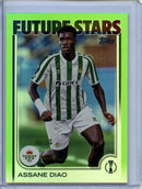 2024-25 Topps UEFA Club Competitions Assane Diao Neon Green Inferno 55/199