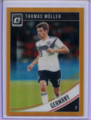 2018-19 Panini Donruss Thomas Muller Optic Orange 66/99