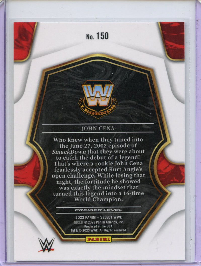 2023 Panini Select WWE John Cena Premier Level