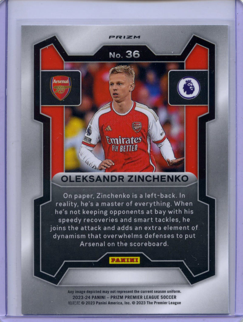 2023-24 Prizm Premier League Oleksandr Zinchenko Mojo