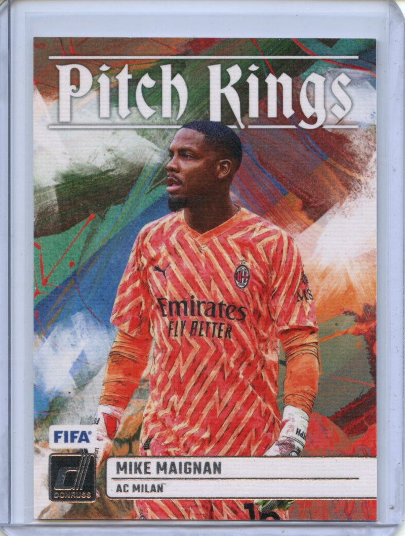 2023-24 Donruss FIFA Mike Maignan Pitch Kings Silver