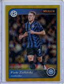 2024-25 Topps Merlin UEFA Club Comps Piotr Zielinski Gold 19/50