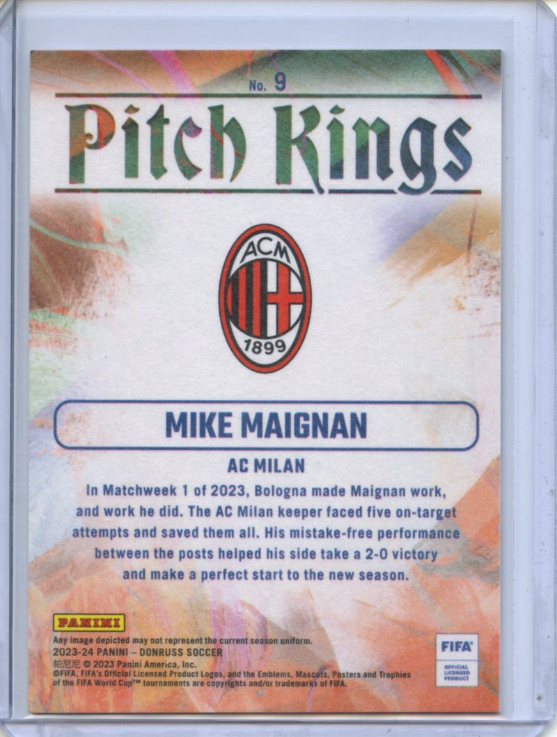 2023-24 Donruss FIFA Mike Maignan Pitch Kings Silver