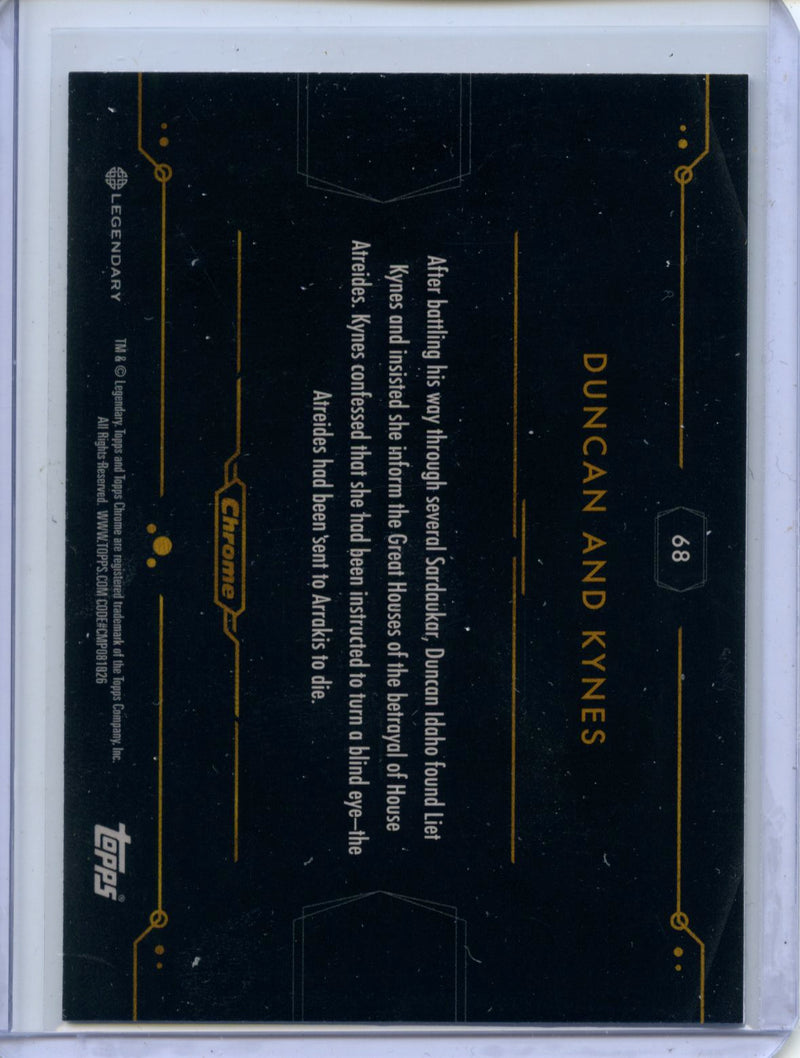 2024 Topps Dune Chrome Duncan And Kynes Blue Sonar 5/225