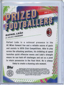 2023-24 Topps Finest UEFA Club Competitions Rafael Leao Prized Footballers PF-1