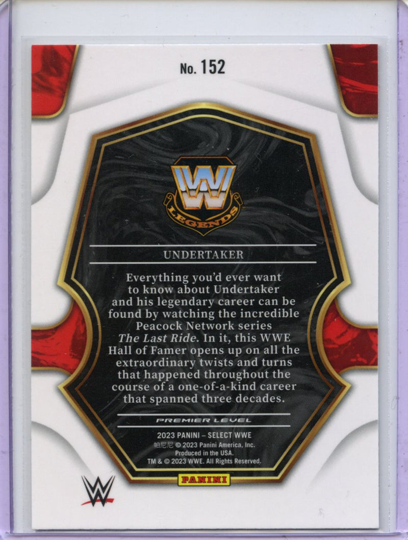 2023 Panini Select WWE Undertaker Premier Level