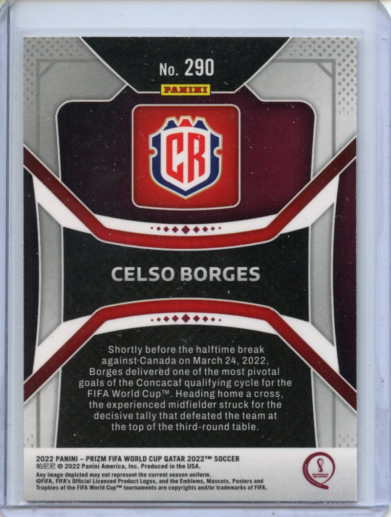 2022 Panini Prizm FIFA World Cup Qatar Celso Borges