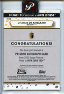 2023-24 Topps Pristine Road To Euro Charles De Ketelaere Pristine Autographs
