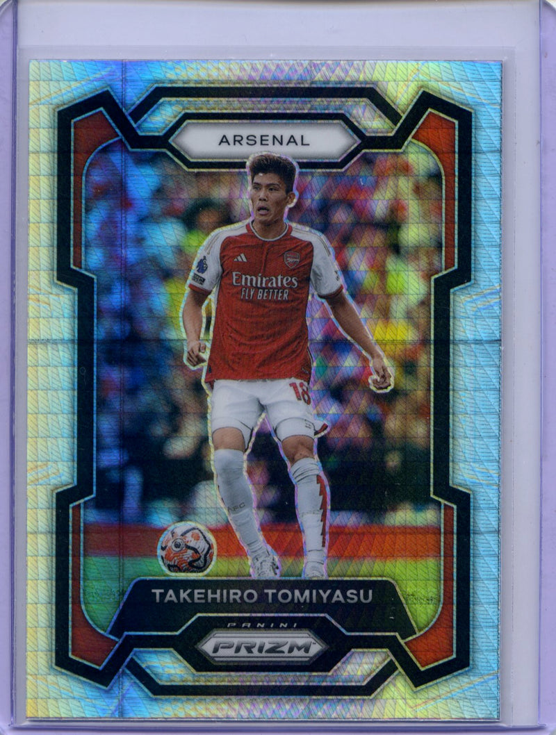 2023-24 Prizm Premier League Takehiro Tomiyasu Hyper
