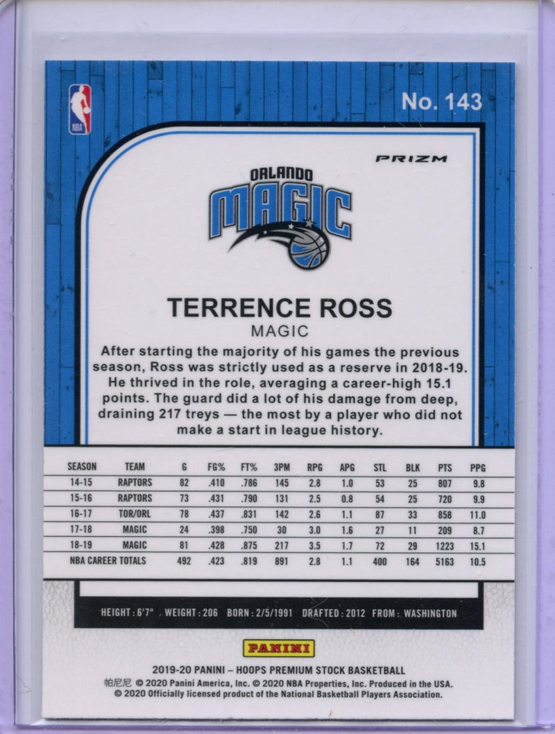 2019-20 Hoops Premium Terrence Ross Flash