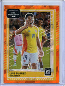 2025-26 Donruss Road to FIFA World Cup Luis Suarez Optic Orange Ice 12/99