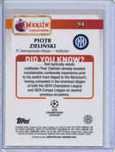 2024-25 Topps Merlin UEFA Club Comps Piotr Zielinski Gold 19/50