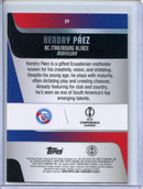 2025-26 Topps Chrome UEFA Club Comps Kendry Paez