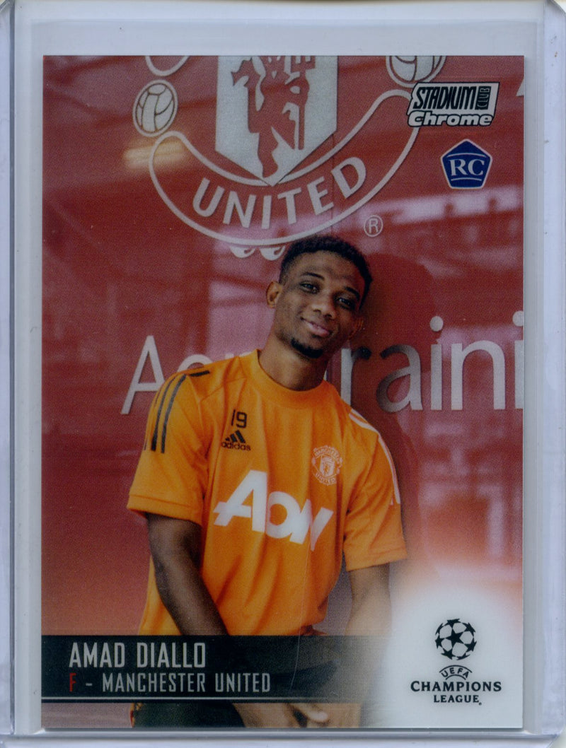 2020-21 Topps Stadium Club Chrome UEFA Champions League Amad Diallo