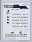 2023-24 Topps UEFA CC Didier Drogba Historic Hat Tricks