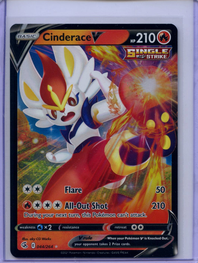 Pokemon TCG Fusion Strike Cinderace V 44/264