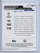 2023-24 Topps UEFA CC Cristiano Ronaldo Historic Hat Tricks