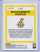 2025-26 Donruss Road to FIFA World Cup Mohammed Kudus Optic Orange Ice 67/99