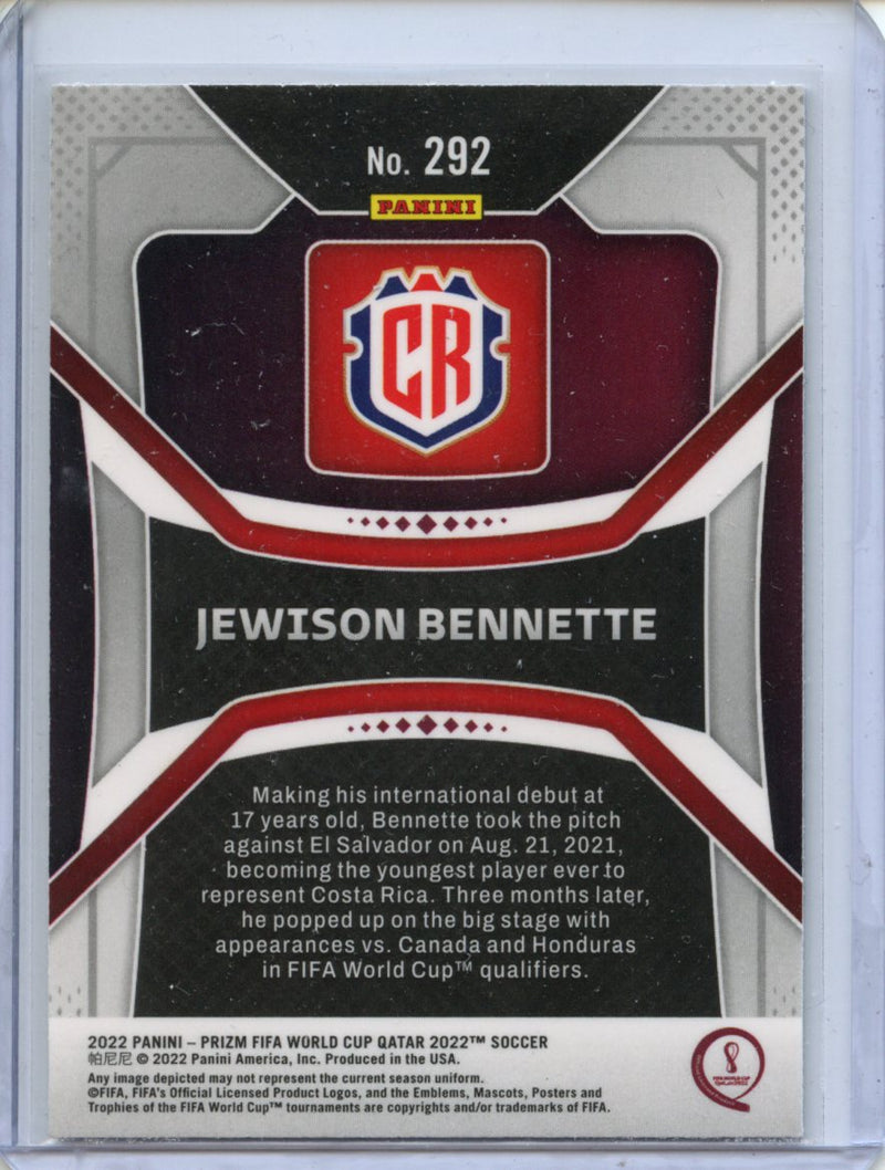 2022 Panini Prizm FIFA World Cup Qatar Jewison Bennette