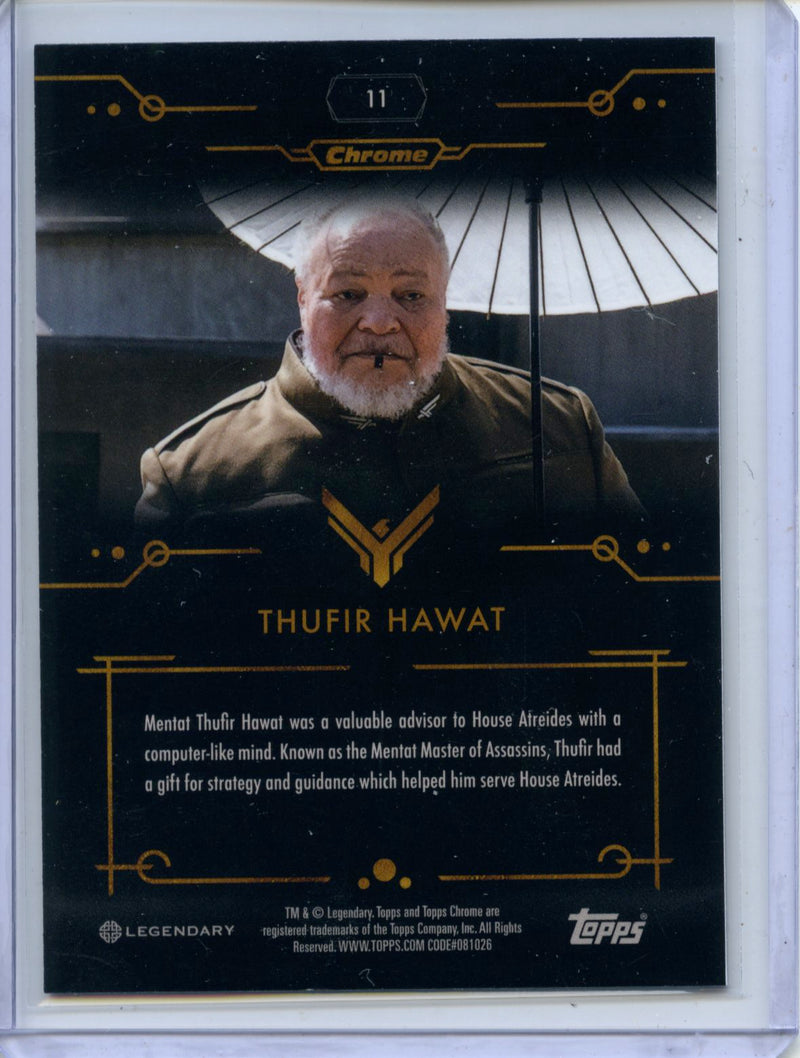 2024 Topps Dune Chrome Thufi Hawat Purple Lava 90/250