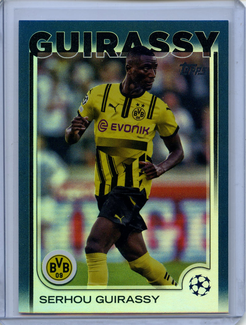 2024-25 Topps UEFA Club Competitions Serhou Guirassy Navy Blue 217/275