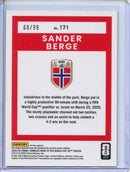 2025-26 Donruss Road to FIFA World Cup Sander Berge Optic Orange Ice 60/99