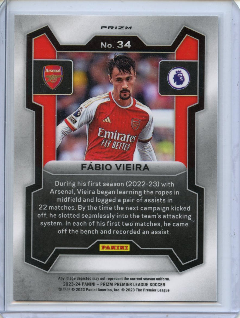 2023-24 Prizm Premier League Fabio Vieira Breakaway Prizm