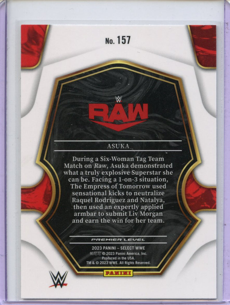 2023 Panini Select WWE Asuka Premier Level