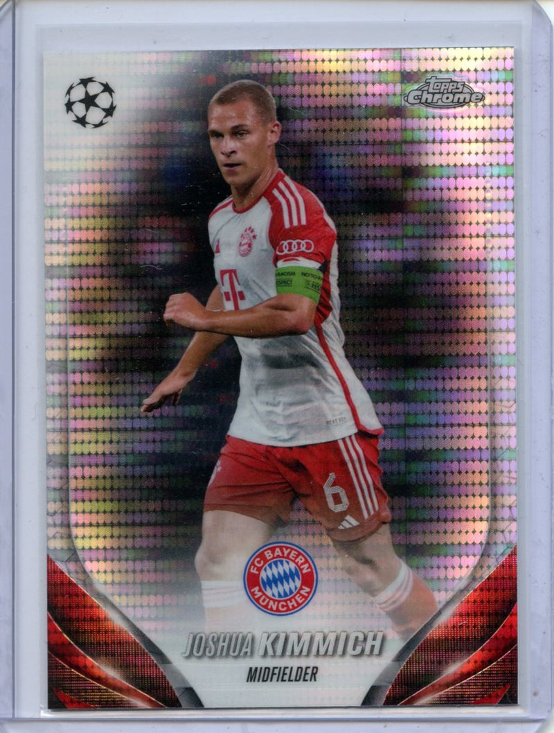 2023-24 Topps Chrome UEFA Joshua Kimmich Pulsar Refractor