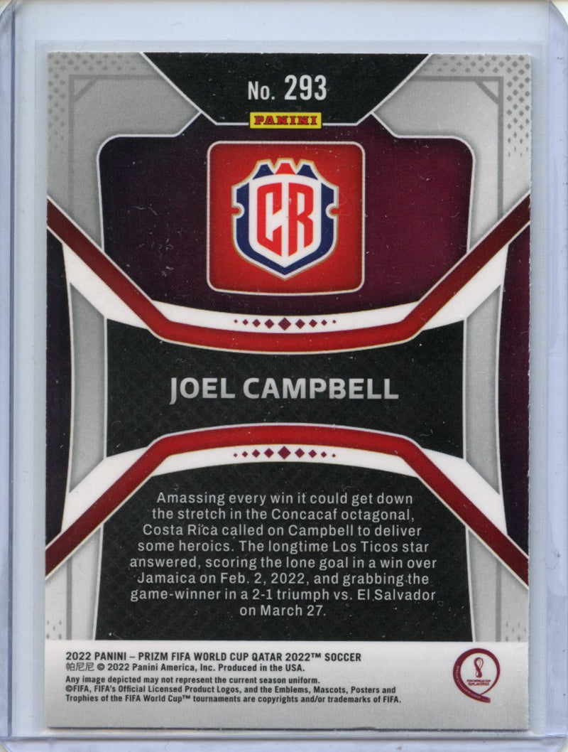 2022 Panini Prizm FIFA World Cup Qatar Joel Campbell