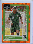 2025-26 Donruss Road to FIFA World Cup Calvin Bassey Optic Orange Ice 46/99