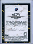 2021-22 Topps Chrome UEFA CL Kylian Mbappe Chasing Glory
