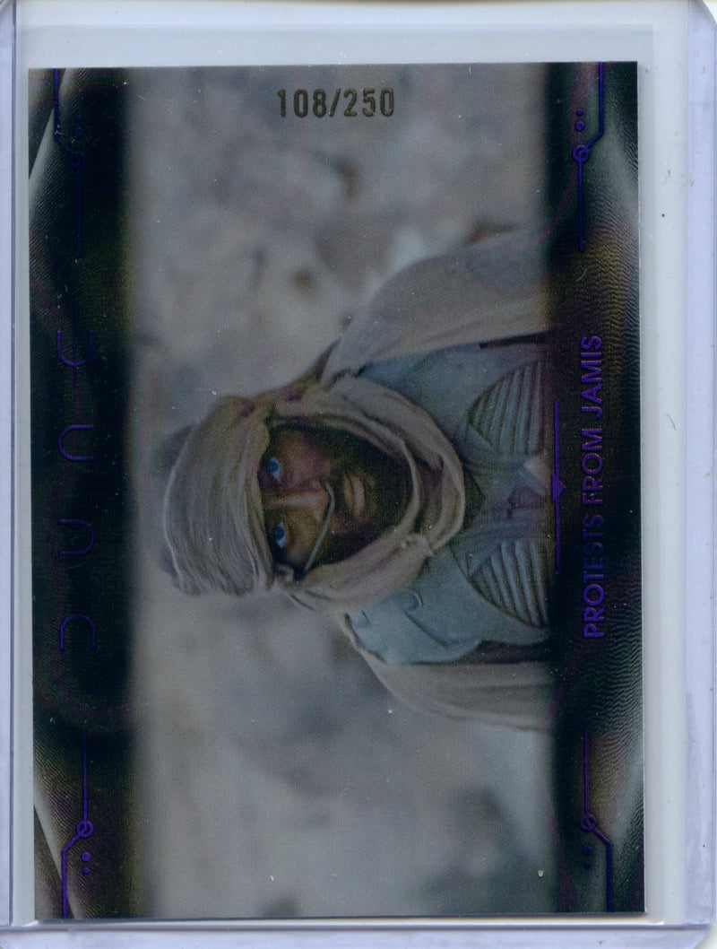 2024 Topps Dune Chrome Protests From Jamis Purple Lava 108/250