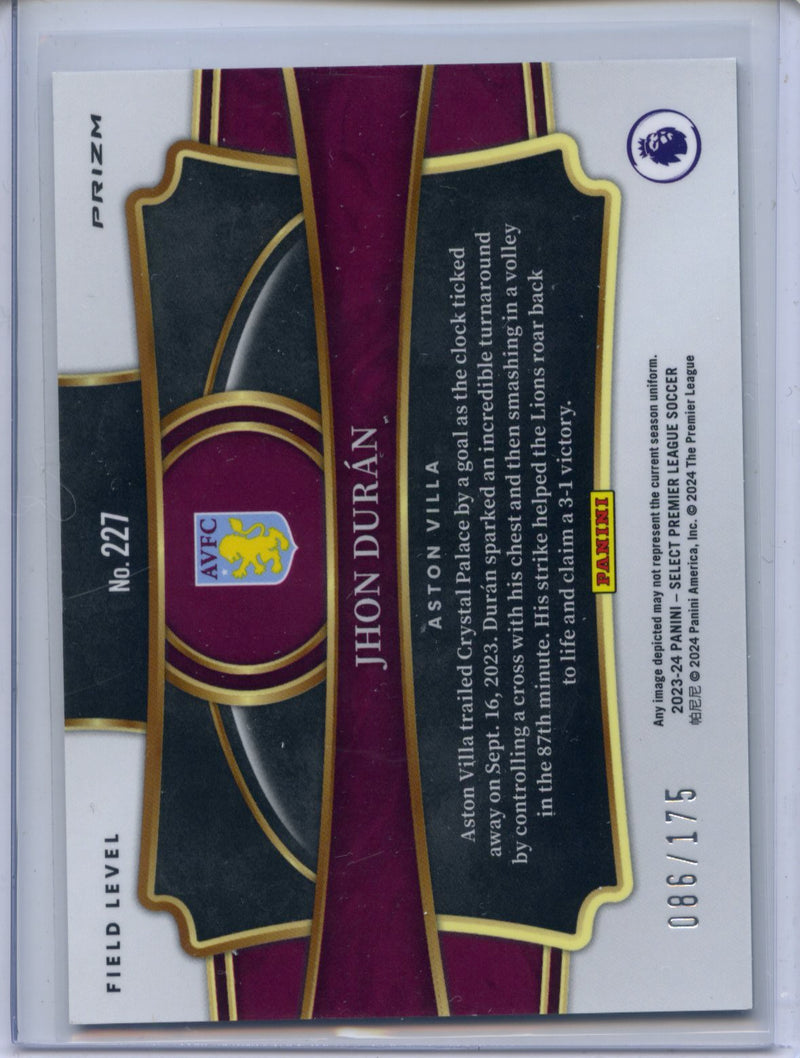 2023-24 Select Premier League Jhon Duran Field Level Camo 86/175
