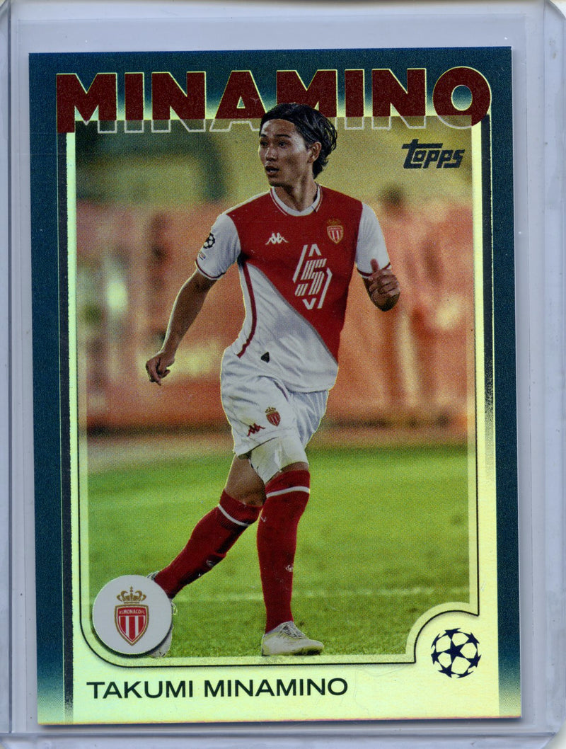 2024-25 Topps UEFA Club Competitions Takumi Minamino Navy Blue 73/275