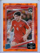 2025-26 Donruss Road to FIFA World Cup Lewis Koumas Optic Orange Ice 77/99