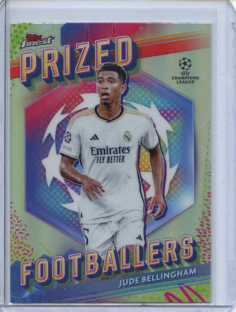 2023-24 Topps Finest UEFA Club Competitions Jude Bellingham Prized Footballers PF-20
