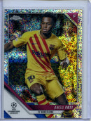 2021-22 Topps Chrome UEFA CL Ansu Fati Speckle Refractor