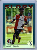 2024-25 Topps UEFA Club Competitions Jaden Slory Navy Blue 261/275