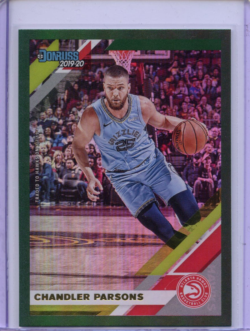 2019-20 Panini Donruss Chandler Parsons Green Flood