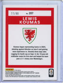 2025-26 Donruss Road to FIFA World Cup Lewis Koumas Optic Orange Ice 77/99