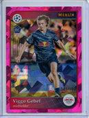 2024-25 Topps Merlin UEFA Club Comps Viggo Gebel Pink Atomic 41/199