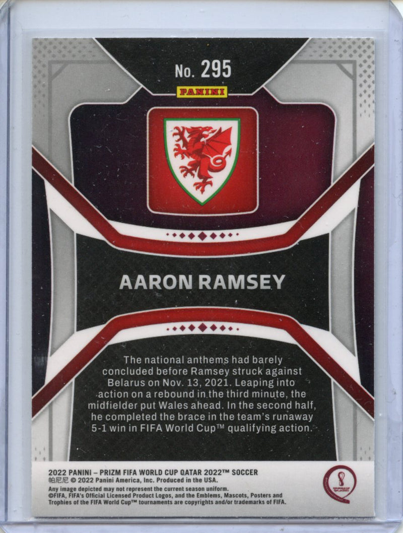 2022 Panini Prizm FIFA World Cup Qatar Aaron Ramsey