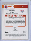 2024-25 Topps Merlin UEFA Club Comps Viggo Gebel Pink Atomic 41/199