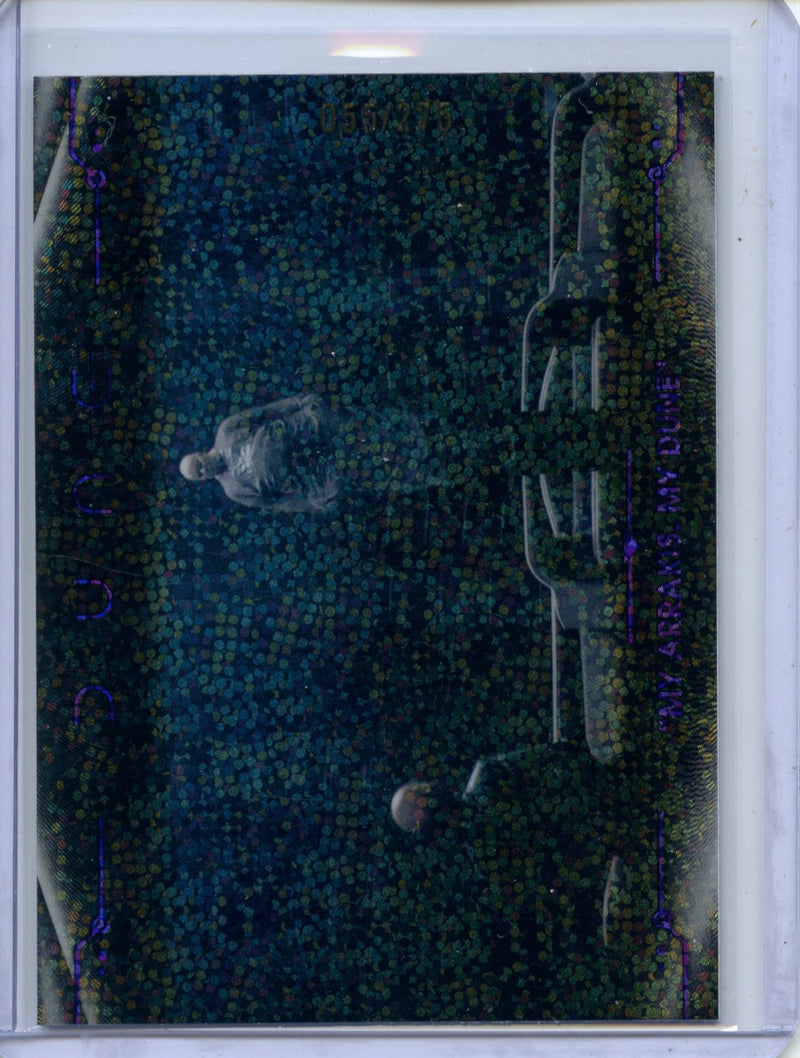 2024 Topps Dune Chrome My Arrakis. My Dune Purple Speckle 55/275