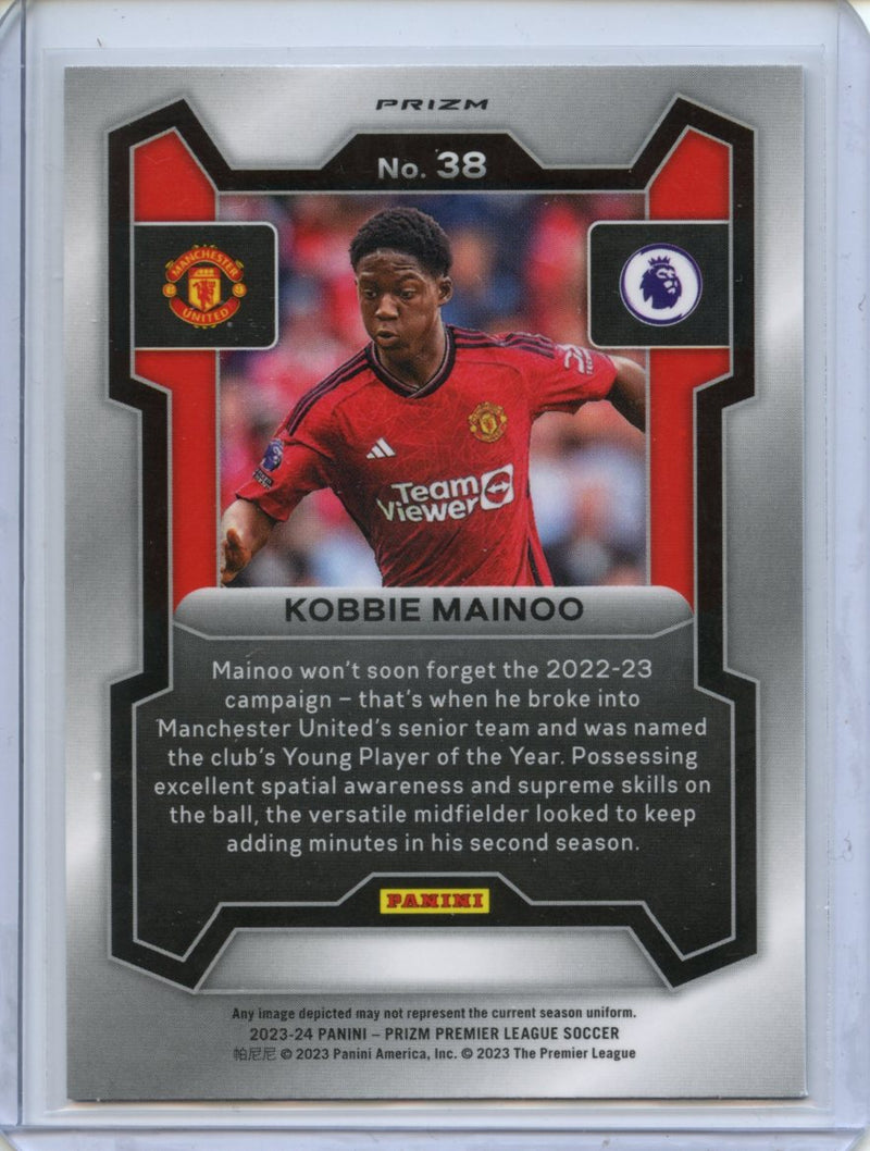 2023-24 Prizm Premier League Kobbie Mainoo Breakaway Prizm