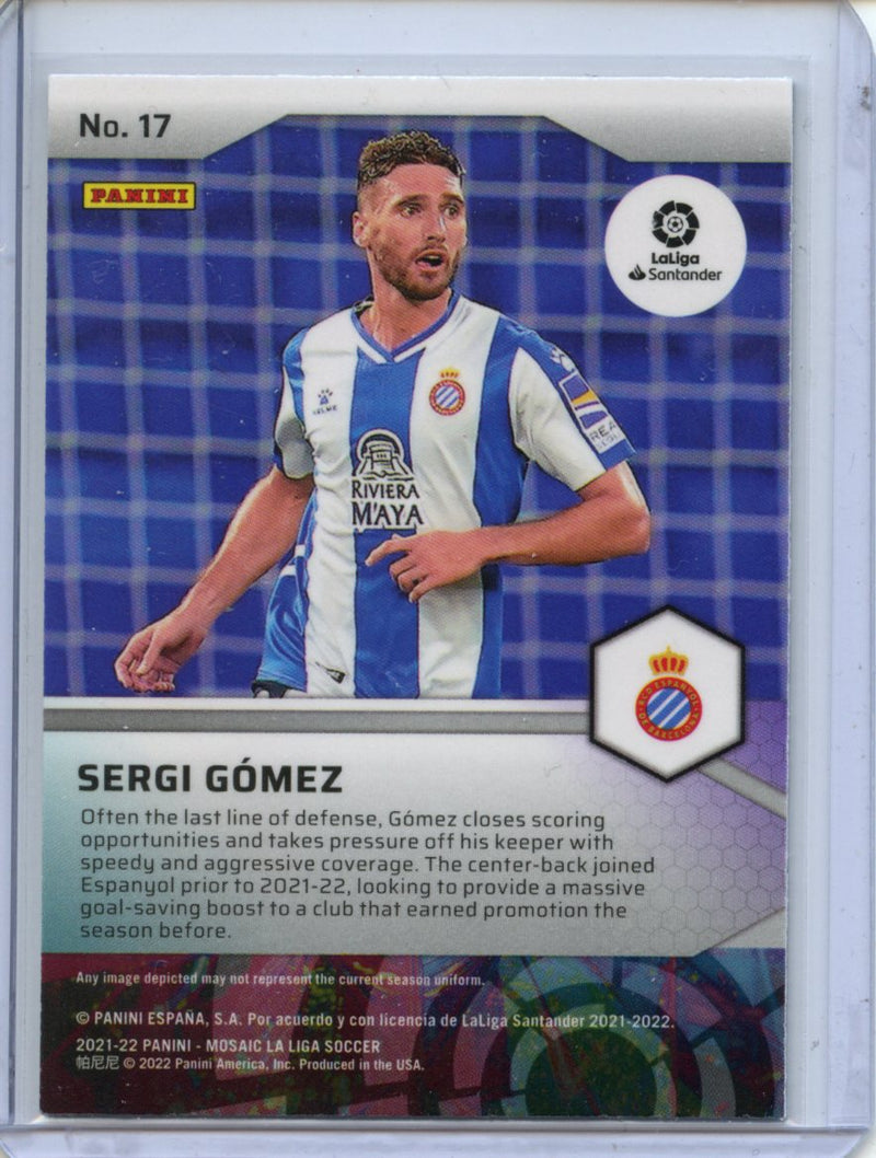 2021-22 Mosaic La Liga Sergi Gomez Pitch Master