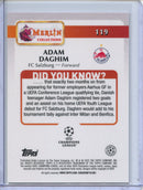 2024-25 Topps Merlin UEFA Club Comps Adam Daghim Pink Atomic 113/125